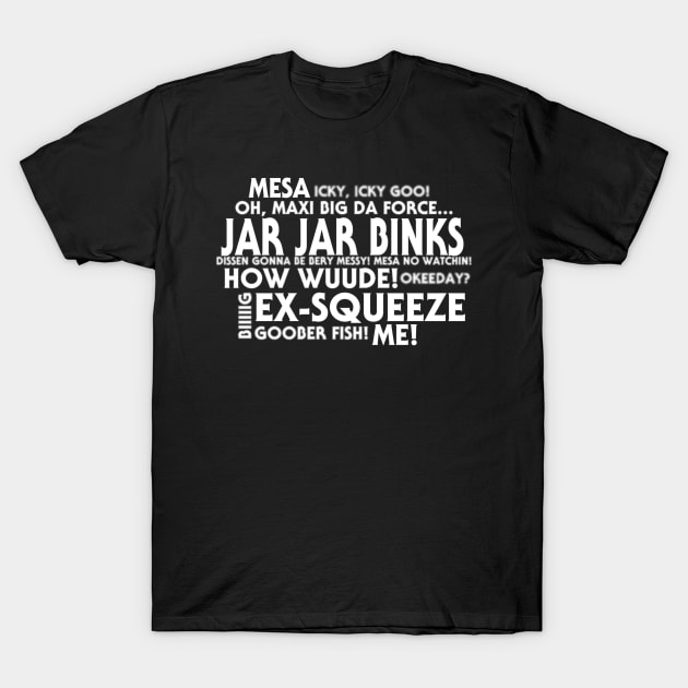 Jar jar binks t shirt on sale